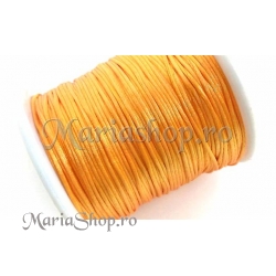 Snur satin orange 1mm 5m